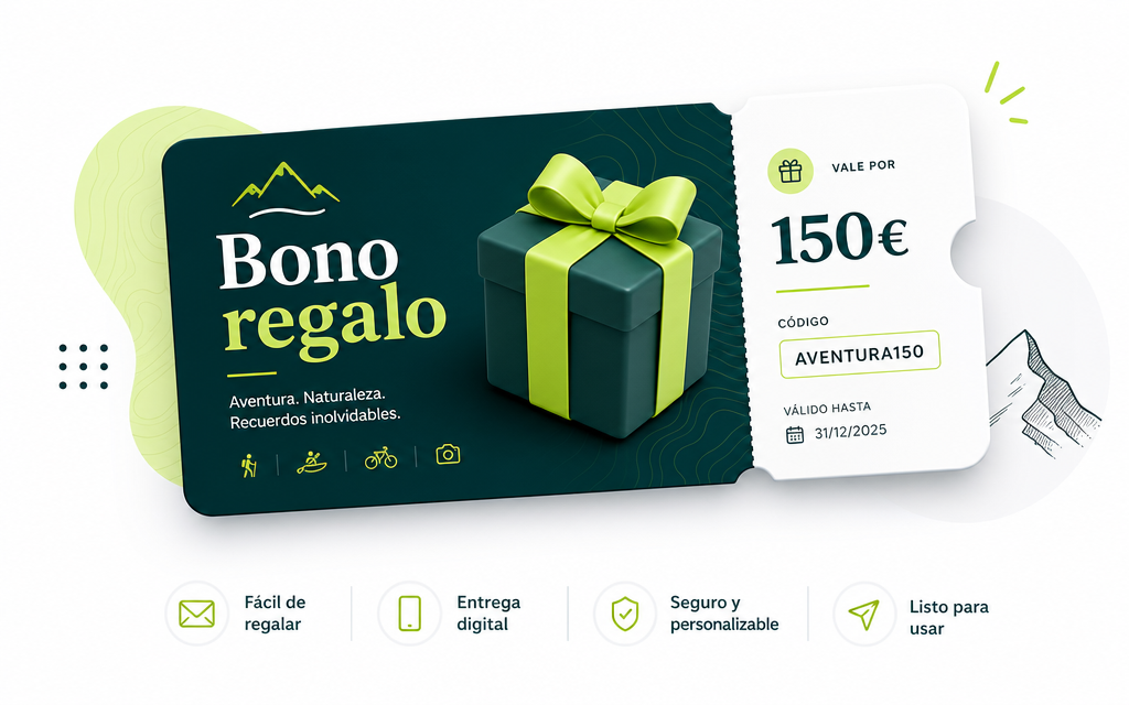 Lueira estrena los Bonos Regalo: vende tus actividades sin que el comprador tenga que elegir fecha