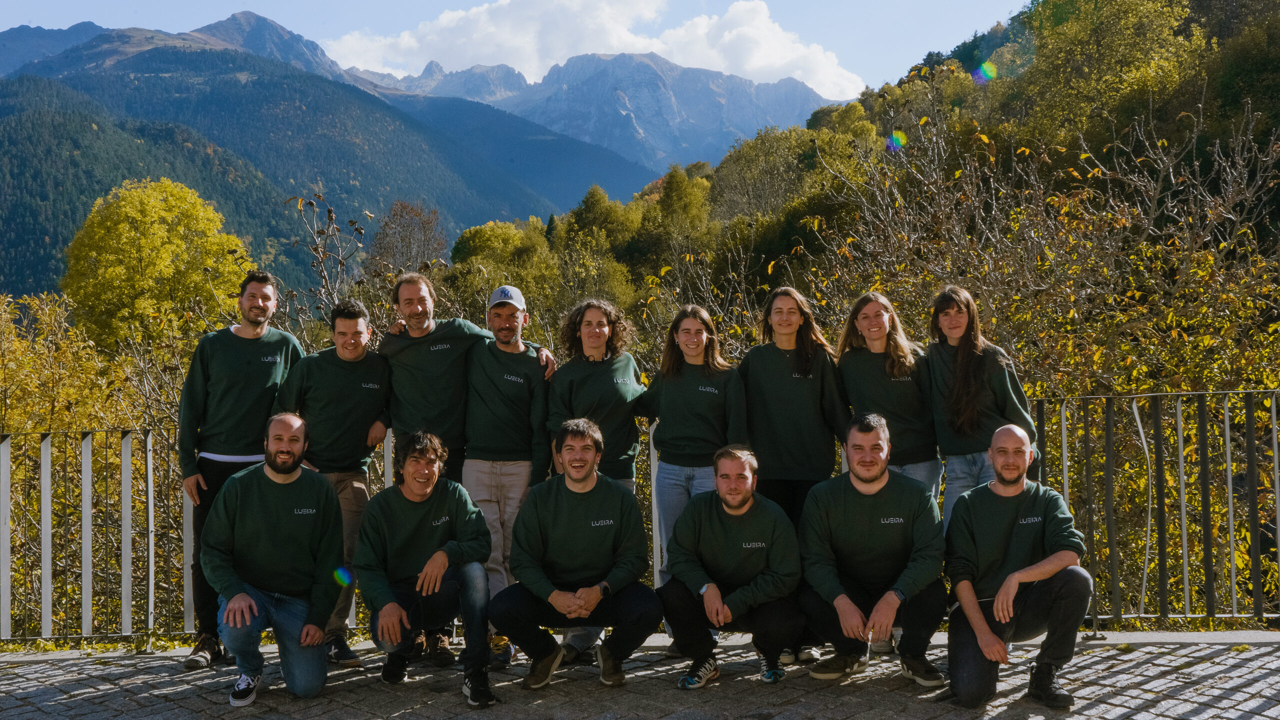 Equipo Lueira en las jornadas de team-building